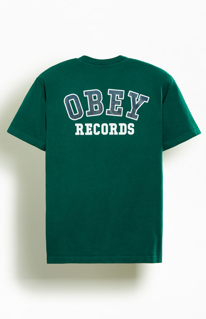 Obey Mens T-Shirt in Green at Pacsun GOOFASH
