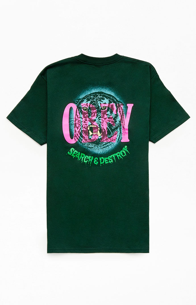 Obey - T-Shirt in Green from Pacsun GOOFASH