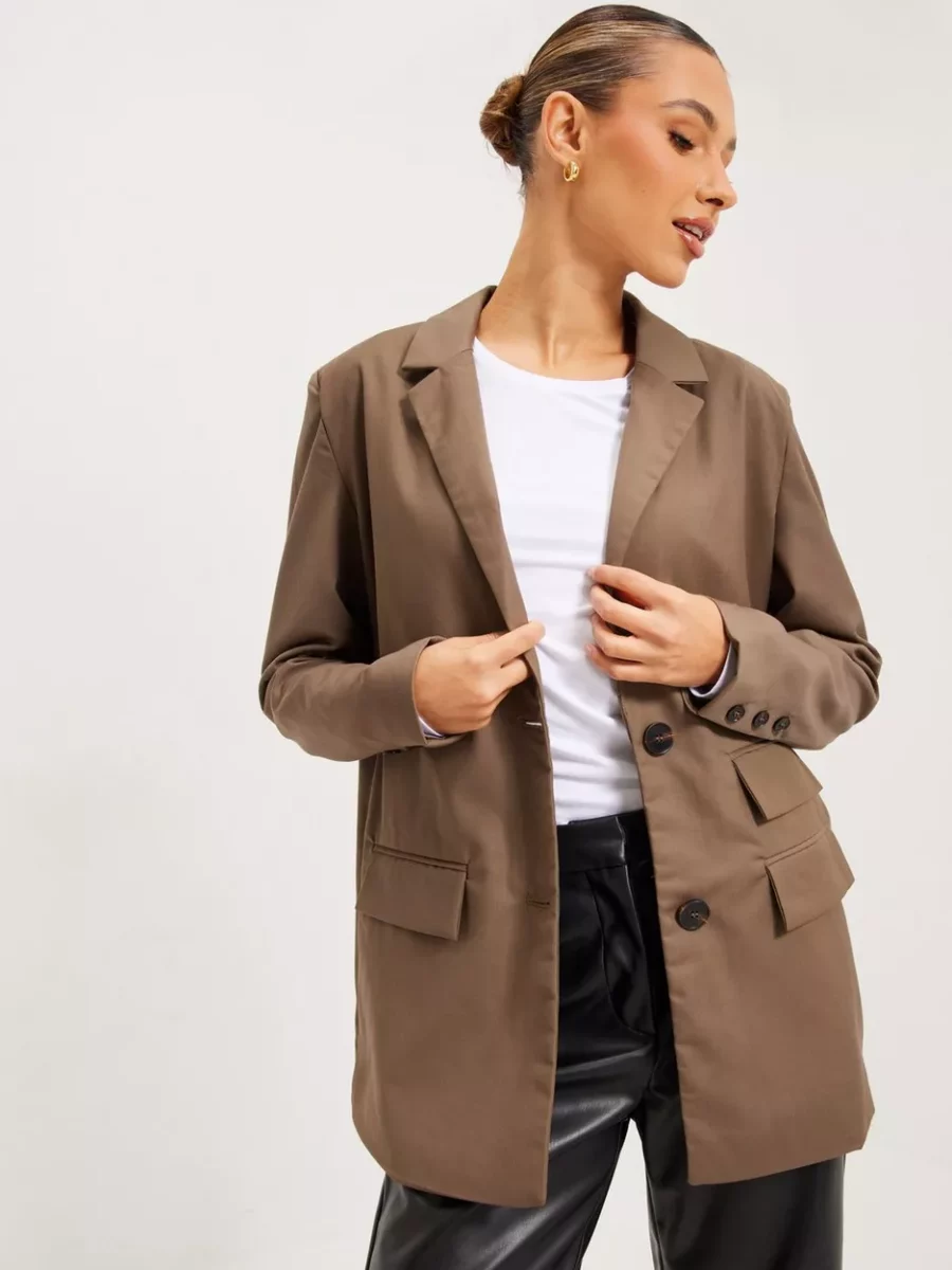 Object Collectors Item - Brown Jacket Nelly Women GOOFASH