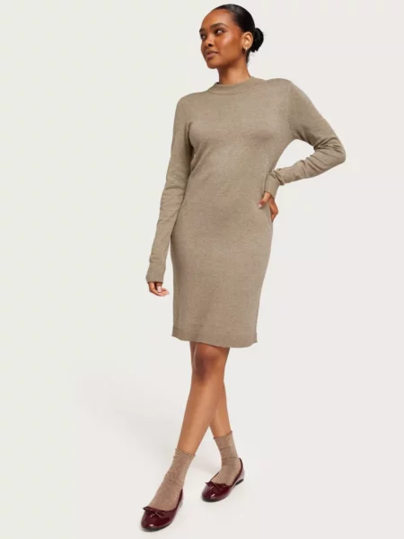 Object Collectors Item - Brown Knitted Dress - Nelly Woman GOOFASH