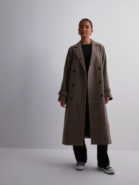 Object Collectors Item Woman Coat Brown Nelly GOOFASH