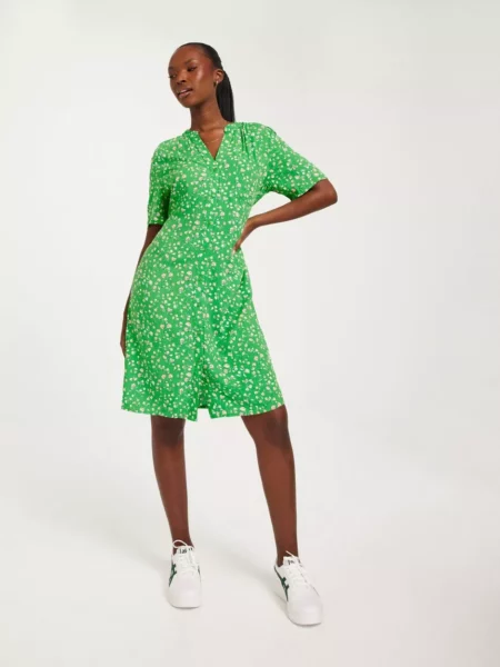 Object Collectors Item Woman Shirt Dress Green Nelly GOOFASH