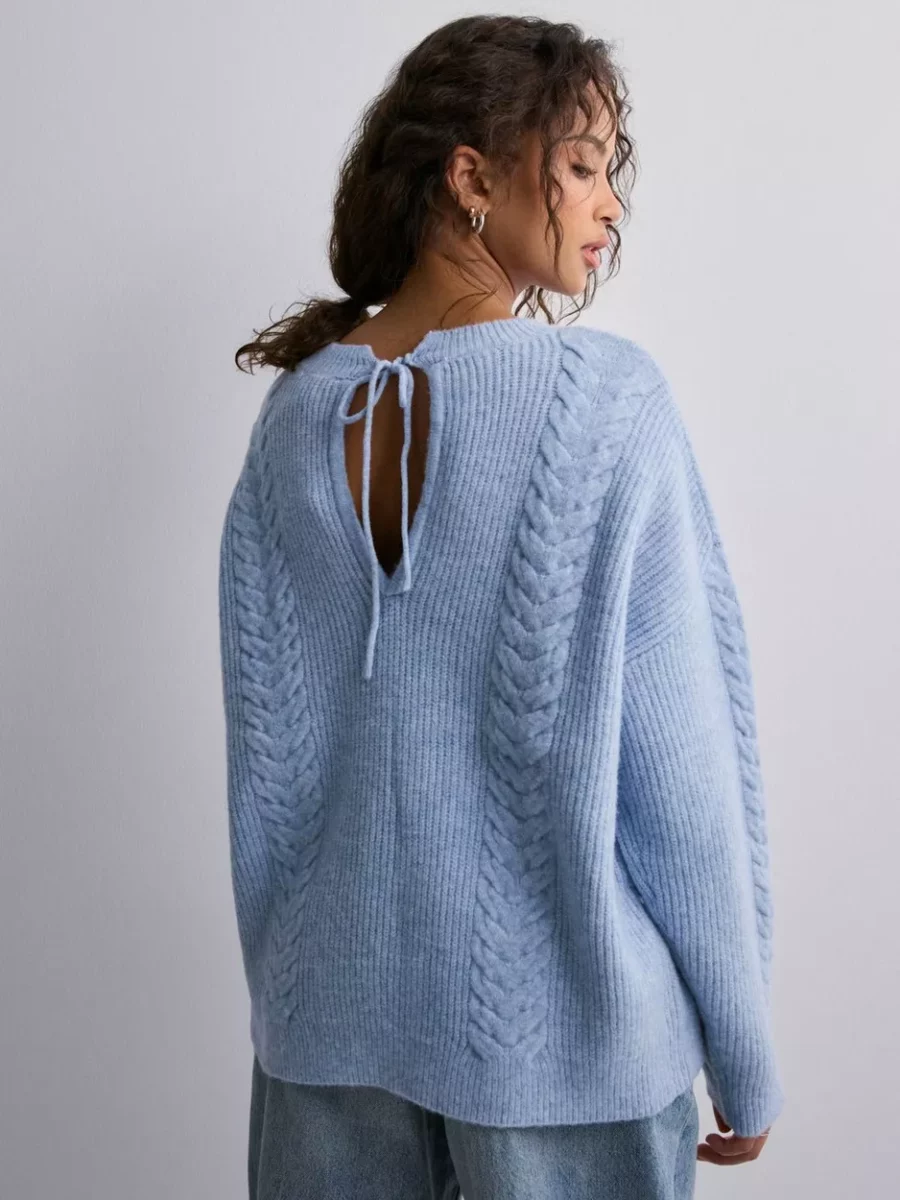 Object Collectors Item Women Blue Knitted Sweater at Nelly GOOFASH