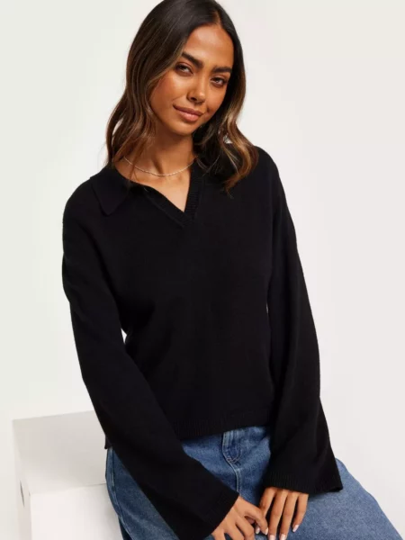 Object Collectors Item Womens Black Knitted Sweater at Nelly GOOFASH