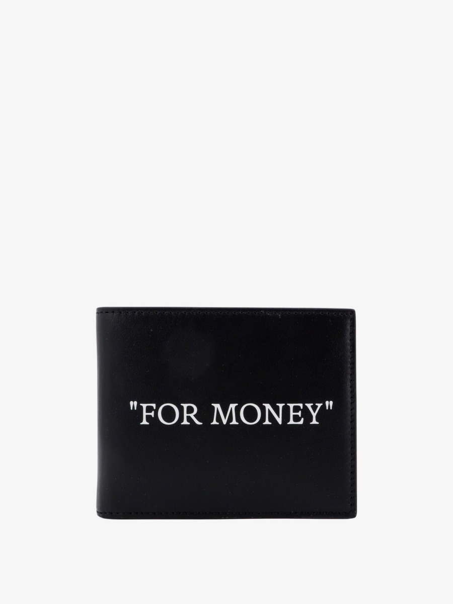 Off White Gent Black Wallet from Nugnes GOOFASH