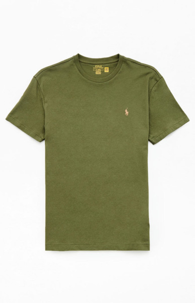Olive T-Shirt Pacsun Ralph Lauren Man GOOFASH