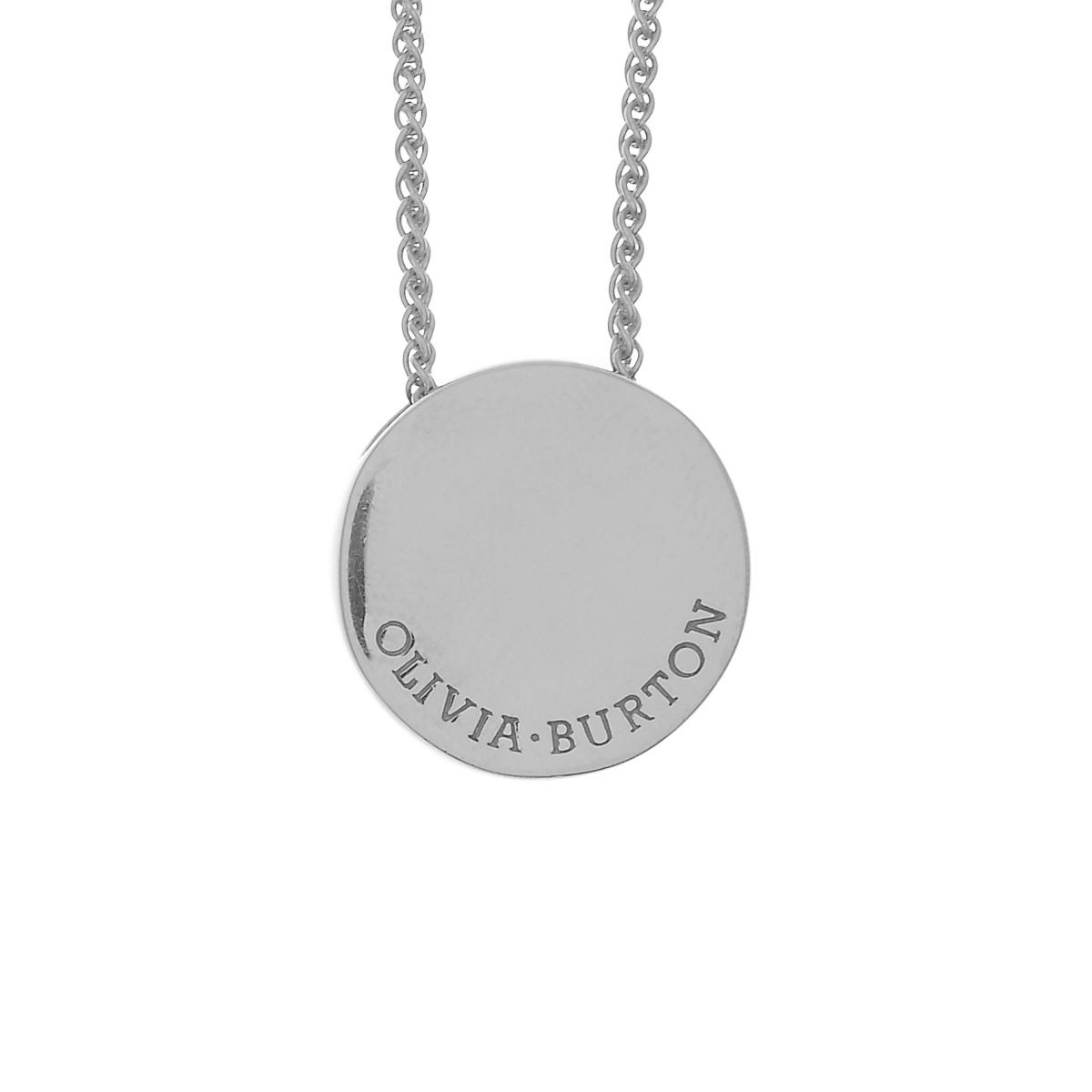Olivia Burton Silver Women's Necklace - Watch Shop GOOFASH