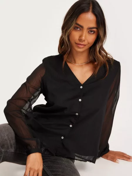 Only - Black Women's Blouse - Nelly GOOFASH