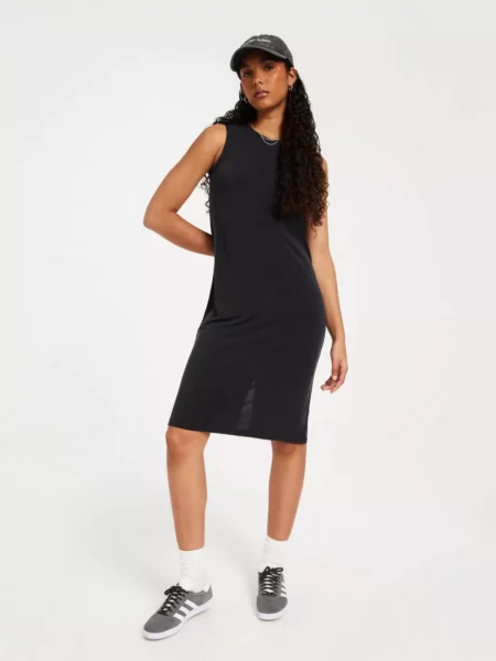 Only Ladies Black Dress by Nelly GOOFASH