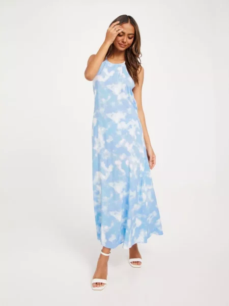 Only - Woman Party Dress Blue - Nelly GOOFASH