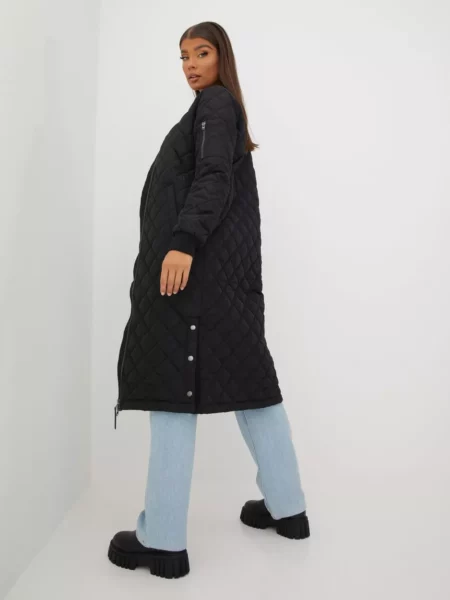 Only Women Black Coat at Nelly GOOFASH