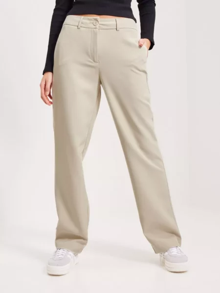 Only Women Grey Trousers from Nelly GOOFASH
