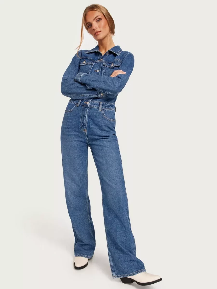 Only - Womens Jumpsuit in Blue by Nelly GOOFASH