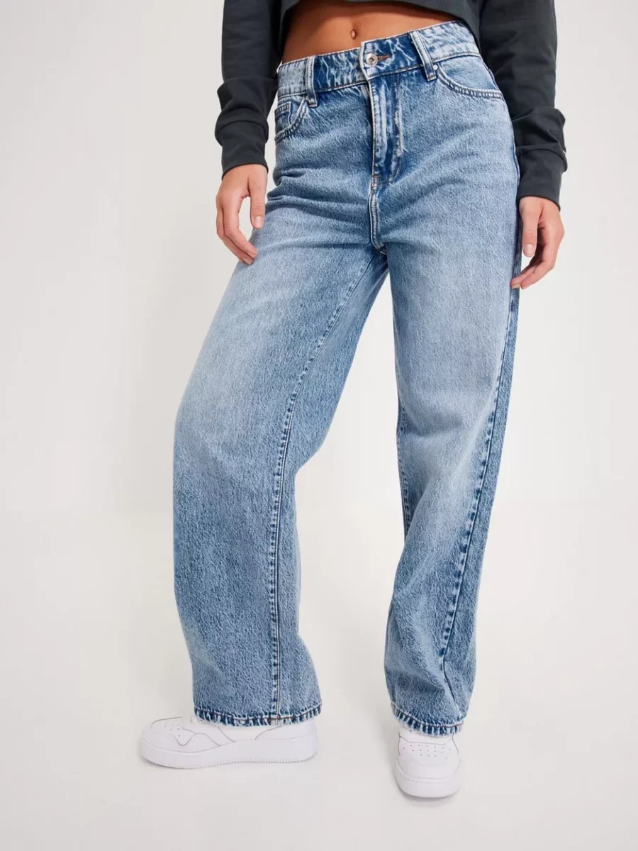 Only - Women's Wide Leg Jeans Blue from Nelly GOOFASH