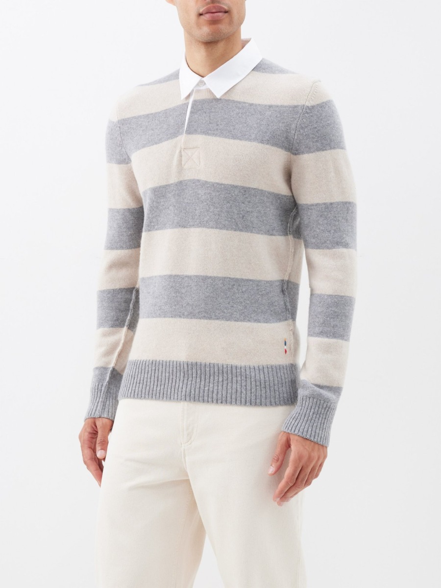 Orlebar Brown - Poloshirt in Grey Matches Fashion GOOFASH