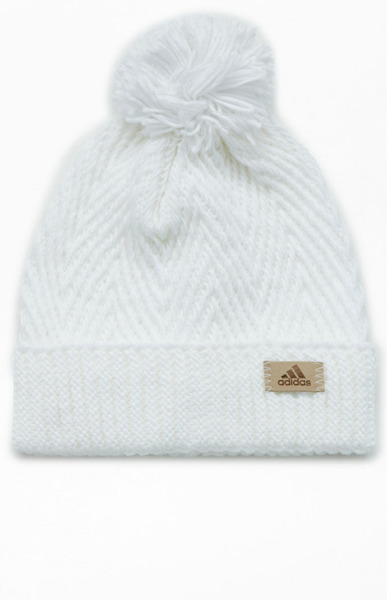 Pacsun Beanie in White for Woman from Adidas GOOFASH