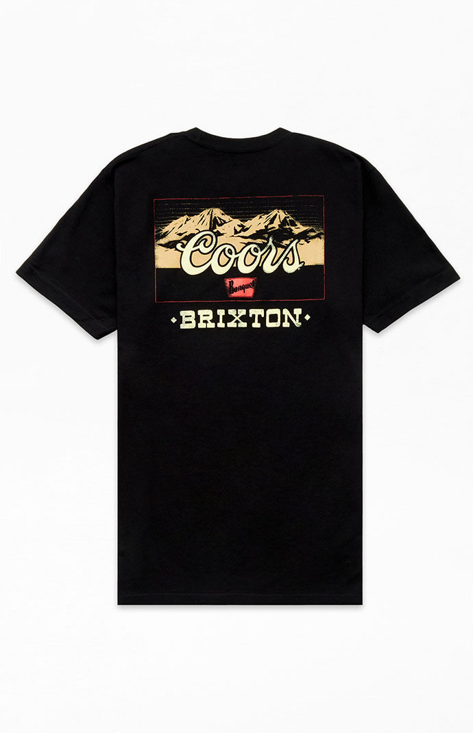 Pacsun Black Mens T-Shirt Brixton GOOFASH