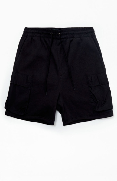 Pacsun - Black Shorts GOOFASH
