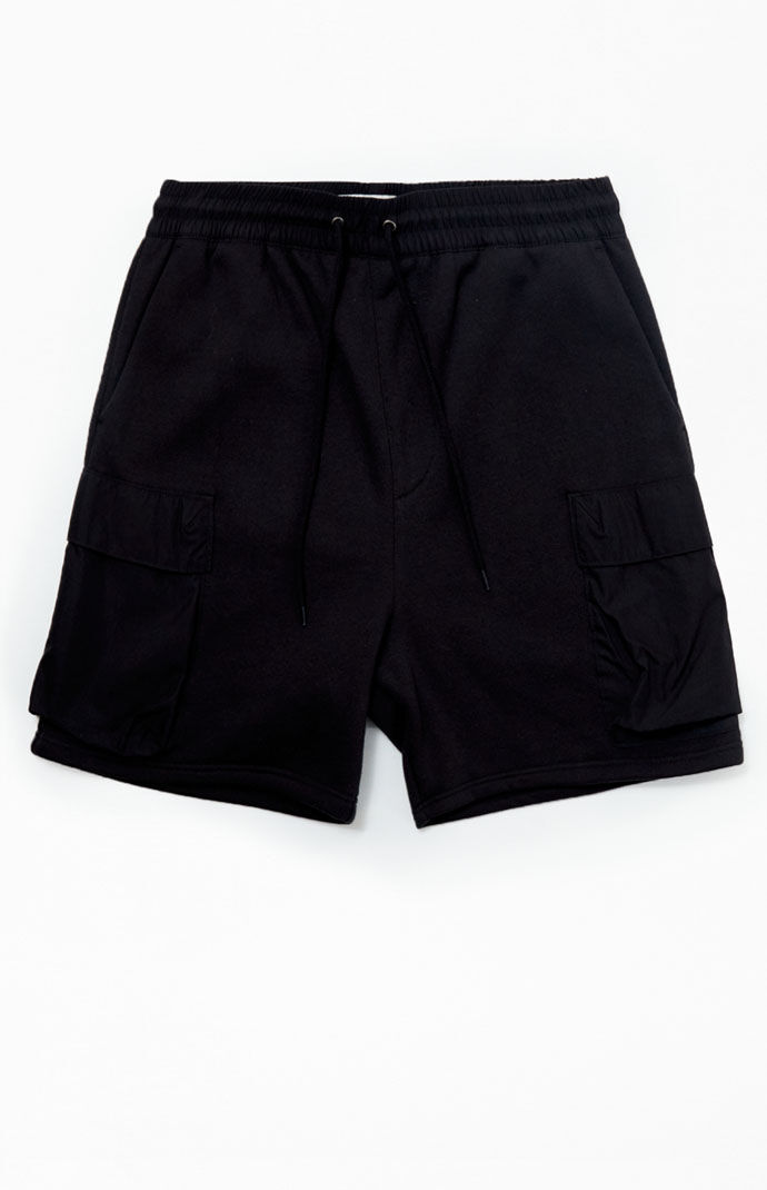 Pacsun - Black Shorts GOOFASH