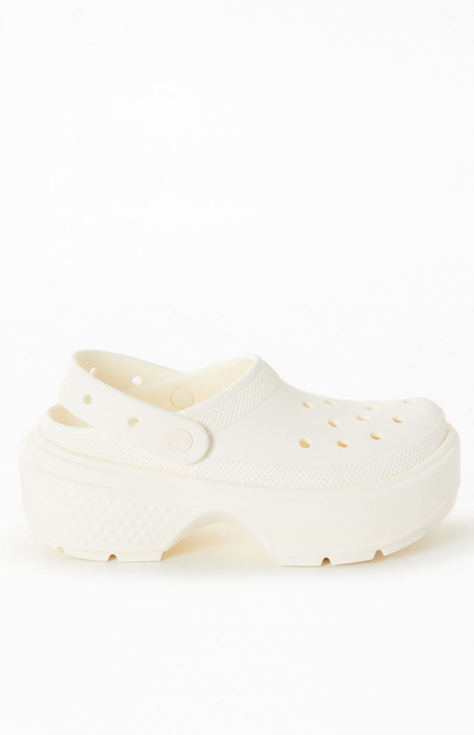Pacsun - Clogs White for Woman by Crocs GOOFASH