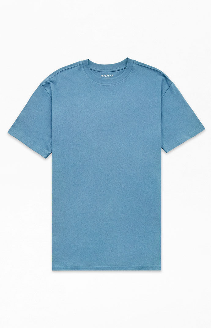 Pacsun Gent Blue T-Shirt GOOFASH