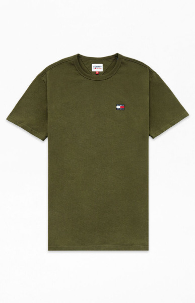 Pacsun Gent T-Shirt Green by Tommy Hilfiger GOOFASH