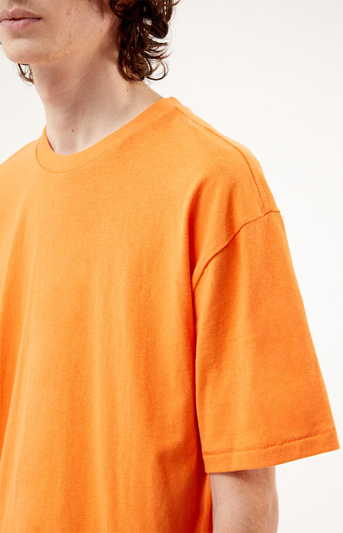 Pacsun Gent T-Shirt Orange Ps Basics GOOFASH