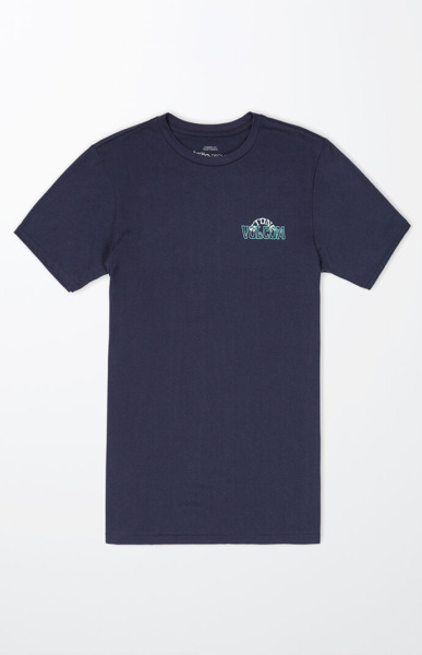 Pacsun - Gent T-Shirt in Blue Volcom GOOFASH