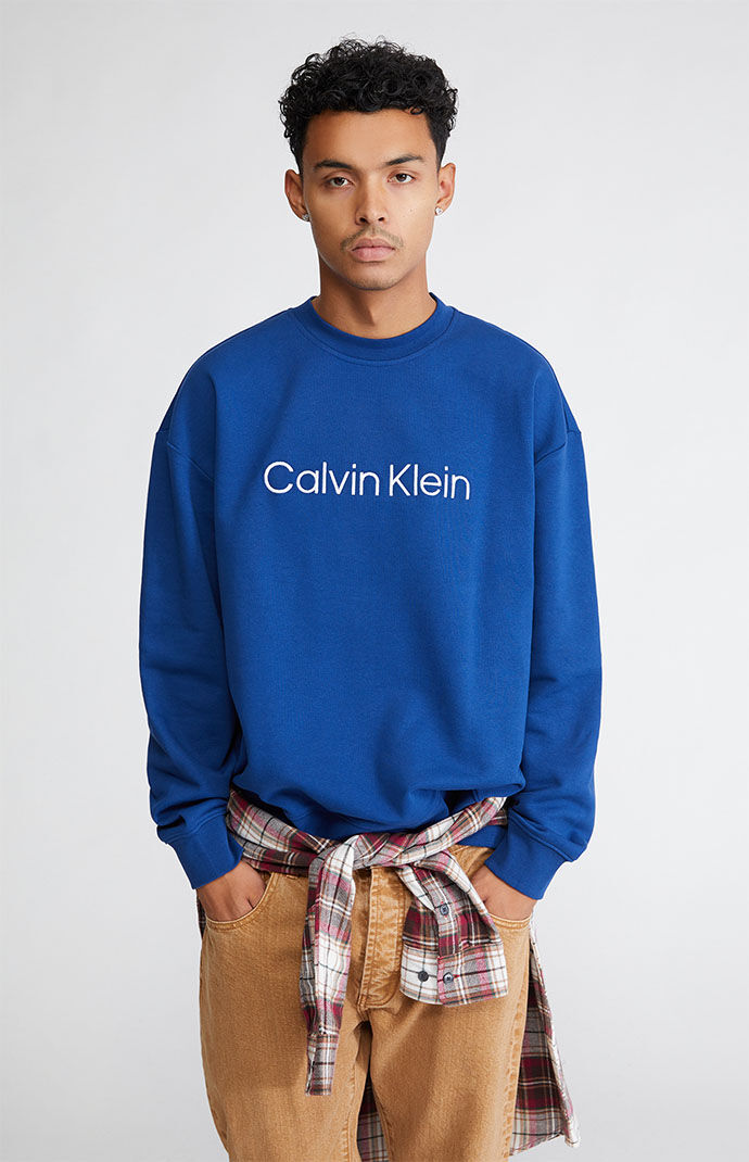 Pacsun Gents Blue T-Shirt by Calvin Klein GOOFASH