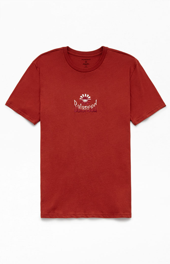 Pacsun - Gents T-Shirt - Red GOOFASH