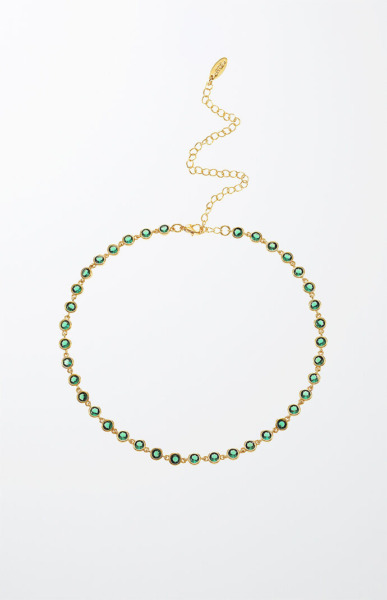 Pacsun - Green Necklace GOOFASH