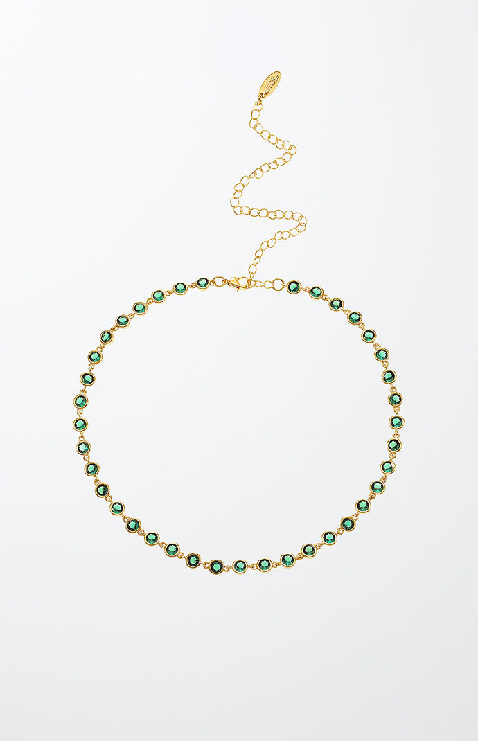 Pacsun - Green Necklace GOOFASH