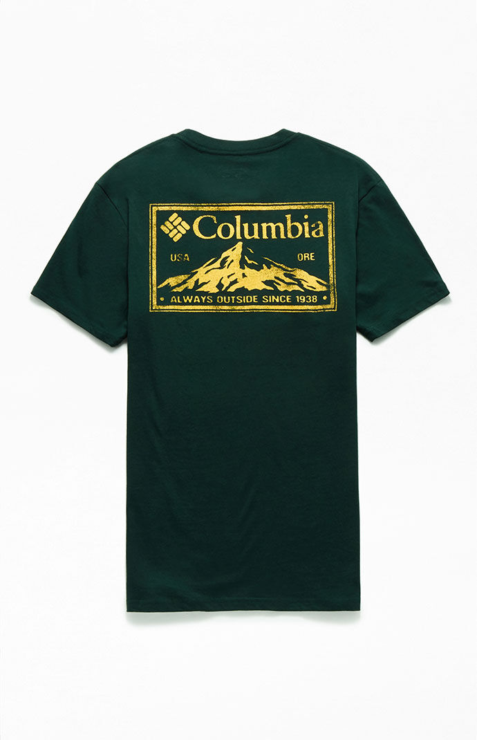 Pacsun - Green T-Shirt from Columbia GOOFASH
