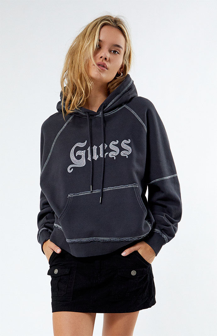 Pacsun Hoodie in Black from Guess GOOFASH