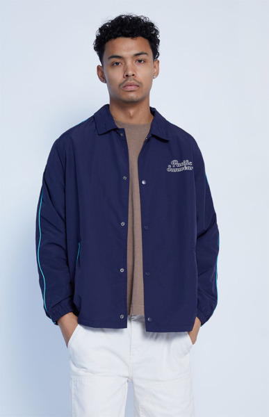 Pacsun Jacket in Blue GOOFASH