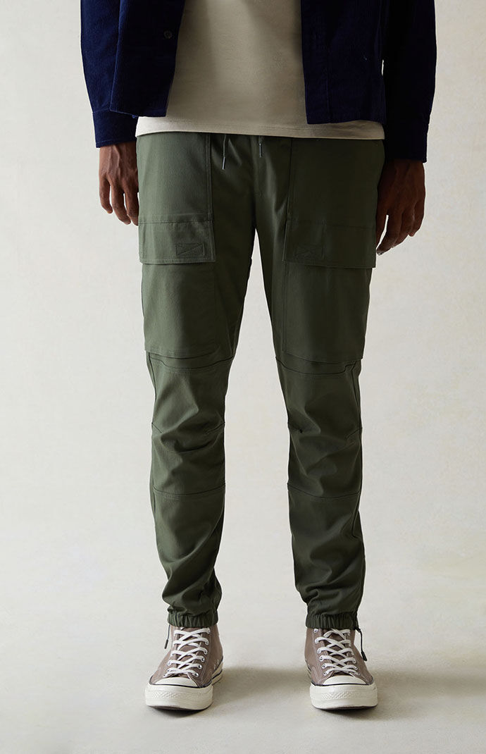 Pacsun - Joggers in Green for Man GOOFASH
