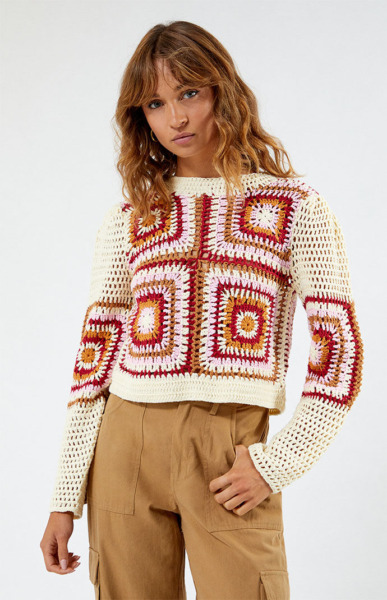 Pacsun - Ladies Multicolor Sweater from Minkpink GOOFASH