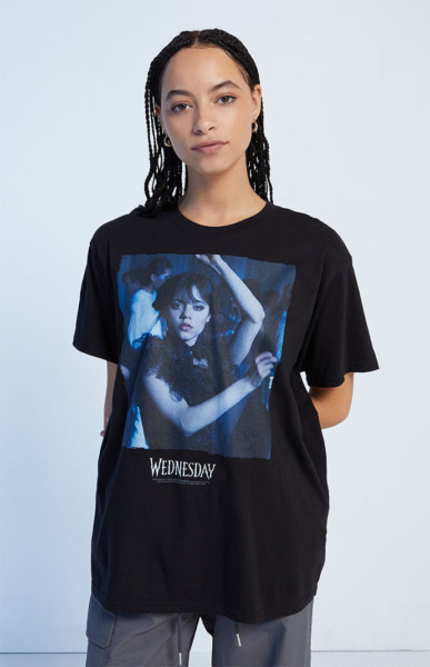 Pacsun Lady T-Shirt in Black by Fifth Sun GOOFASH