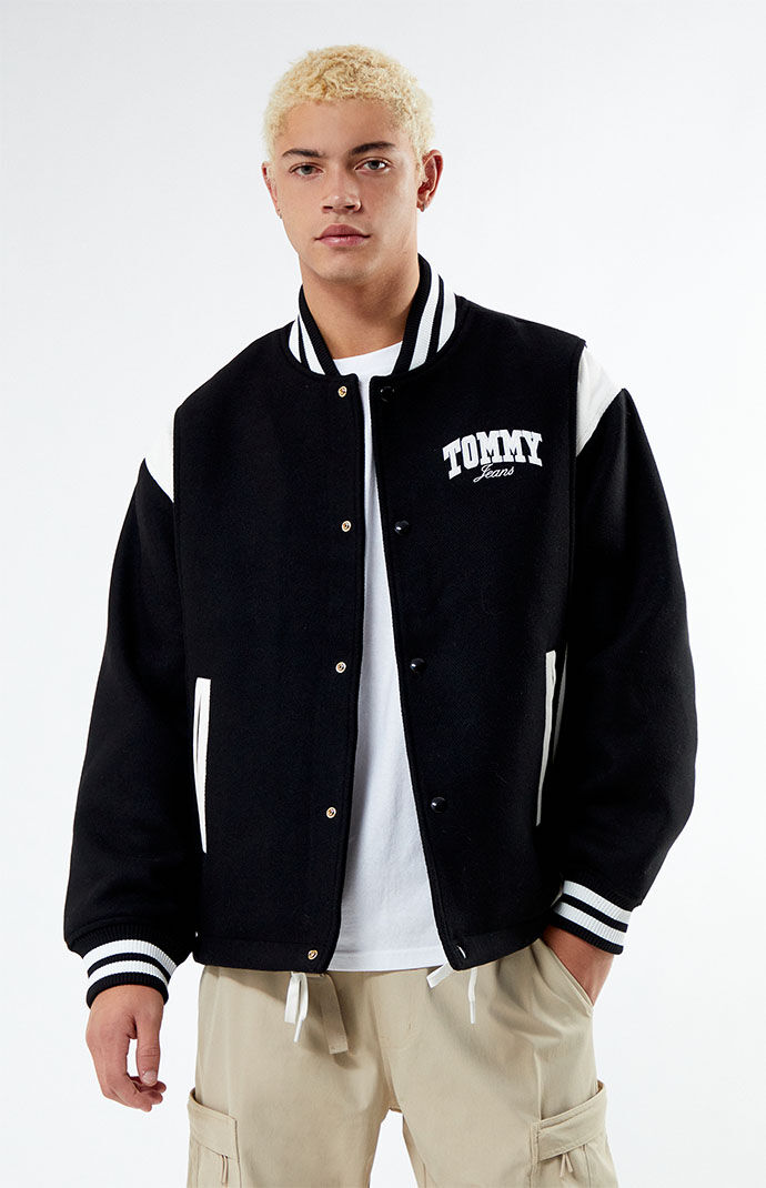 Pacsun Mens Jacket Black from Tommy Hilfiger GOOFASH