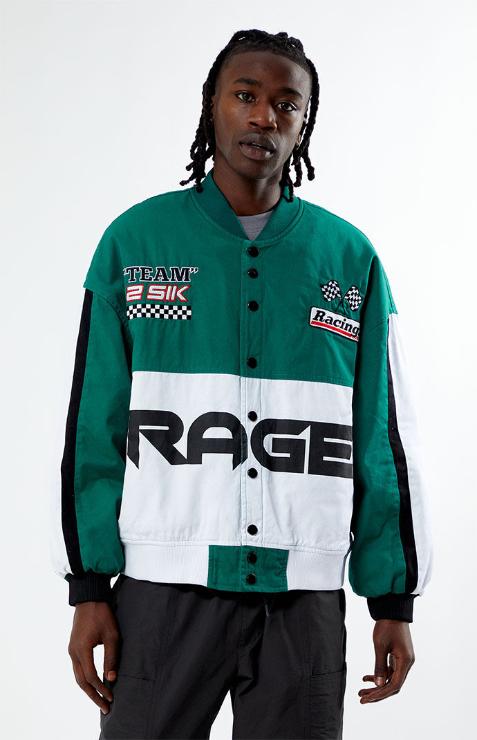 Pacsun Mens Jacket in Green GOOFASH
