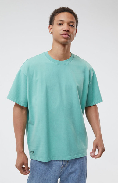 Pacsun - Mens T-Shirt Green GOOFASH