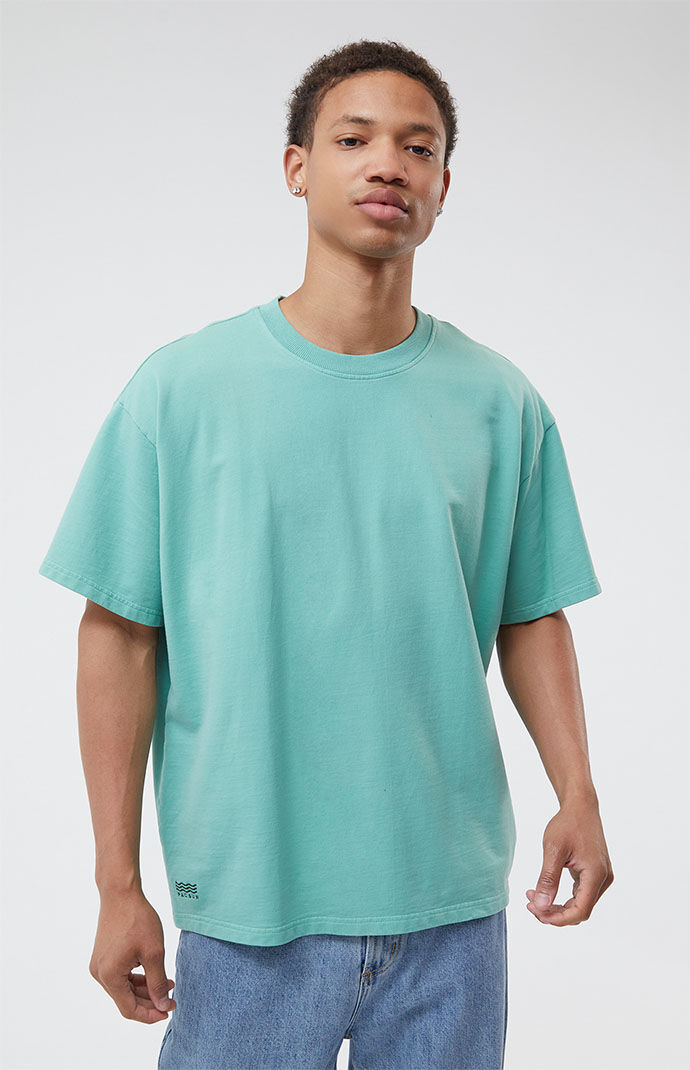 Pacsun - Mens T-Shirt Green GOOFASH