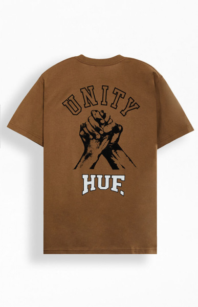 Pacsun - Men's T-Shirt in Brown - Huf GOOFASH