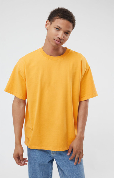 Pacsun - Orange Mens T-Shirt GOOFASH