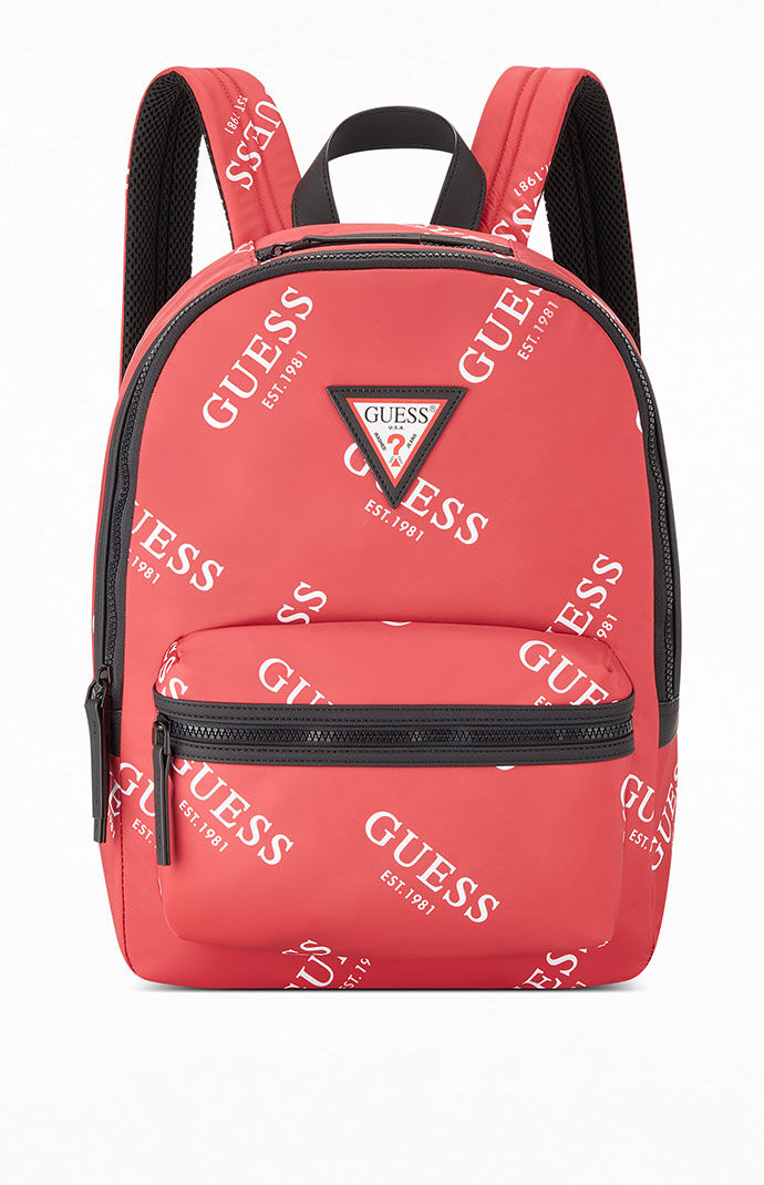 Pacsun Red Backpack by Guess GOOFASH