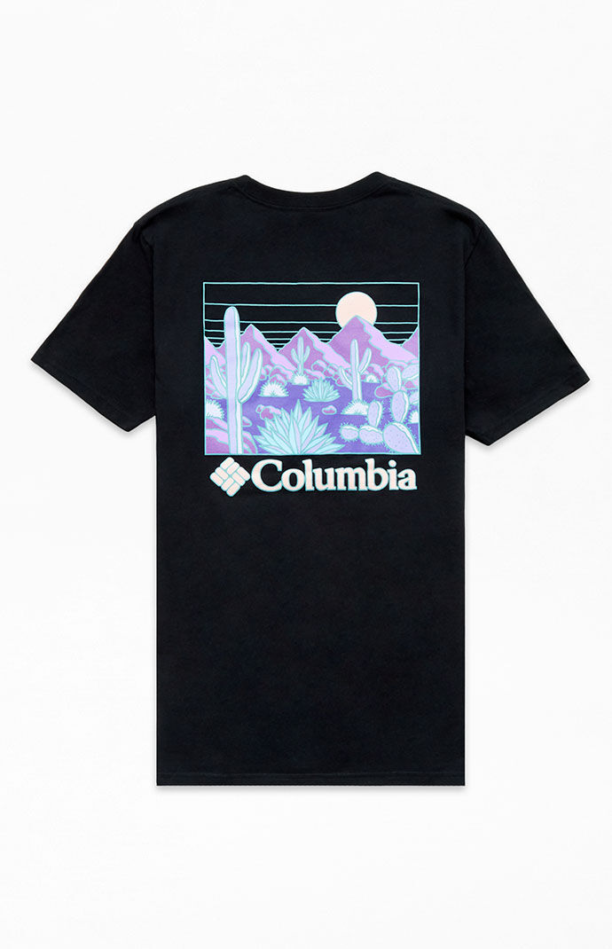 Pacsun - T-Shirt Black Columbia Gents GOOFASH