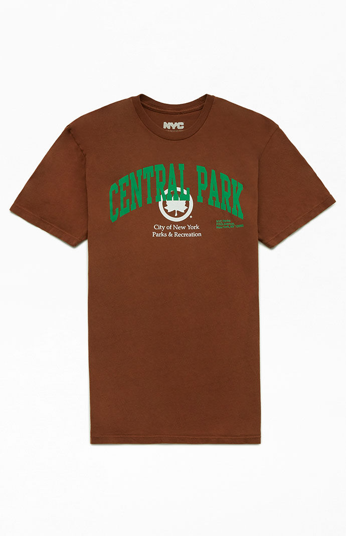 Pacsun T-Shirt Brown GOOFASH