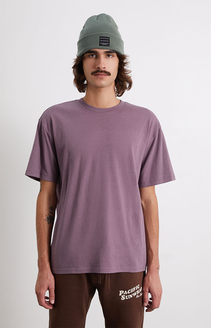 Pacsun T-Shirt Purple GOOFASH