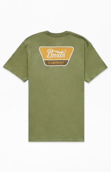 Pacsun T-Shirt in Olive from Brixton GOOFASH