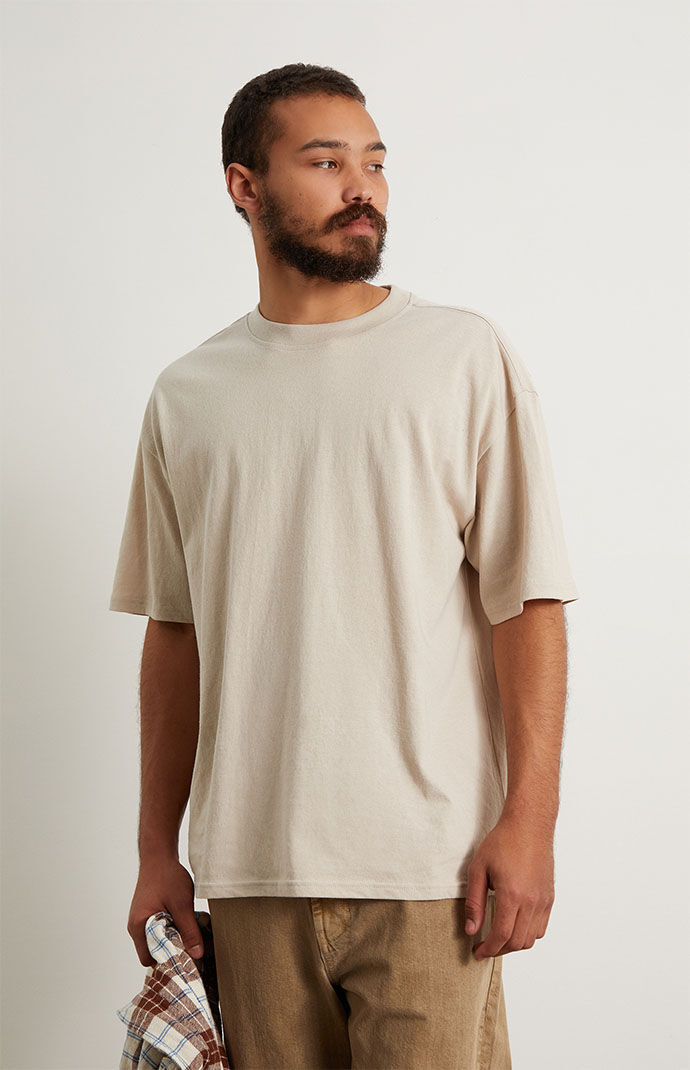 Pacsun - T-Shirt in Silver for Man from Ps Basics GOOFASH